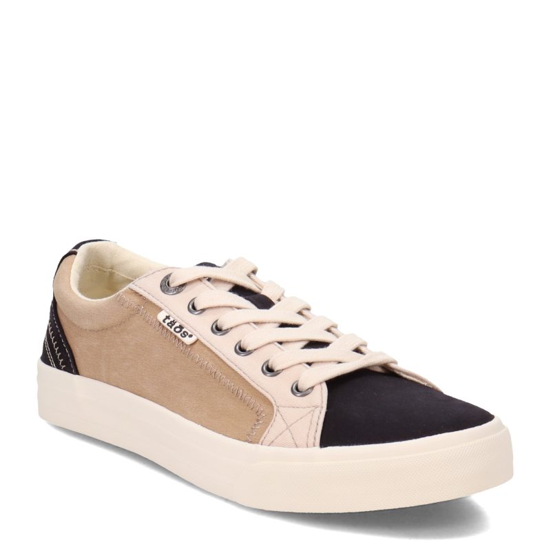 PLS 13644 BLTM Womens Taos Plim Soul Sneaker Black Tan 9b7e7de4 a212 4e3a 817f bf29e6a7bbe4