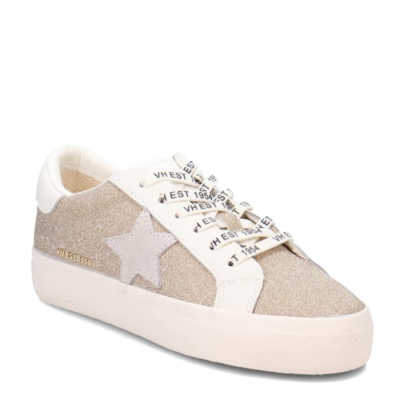 QUEEN3 WHITE Womens Vintage Havana Queen 3 Sneaker White Tan