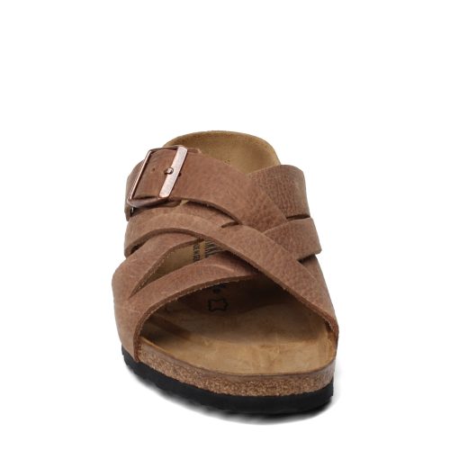 R 1015 498 Mens Birkenstock Lugano Sandal Regular Width Tobacco 2