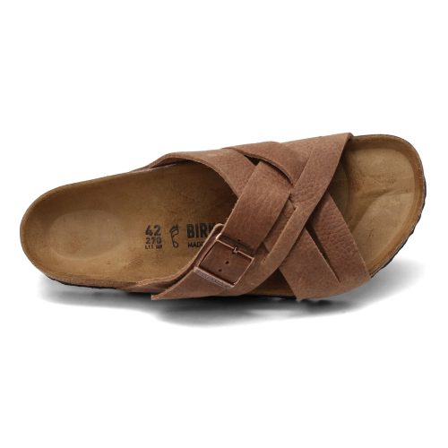 R 1015 498 Mens Birkenstock Lugano Sandal Regular Width Tobacco 5