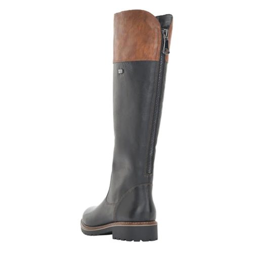 R6581 02 Womens Remonte R6581 22 Boot Black Brown 3