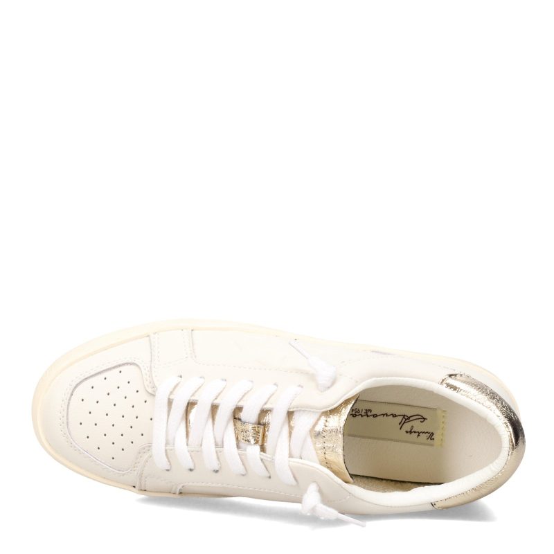 REFLEX RO 1 WHT Womens Vintage Havana Reflex Sneaker White Gold 5