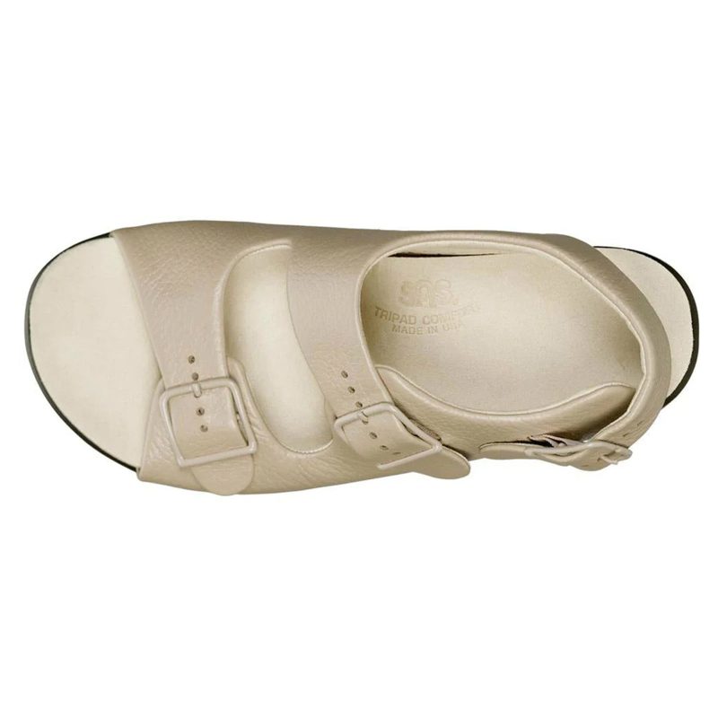 RELAXED NATURAL Womens Sas Relaxed Sandal Natural Leather 3