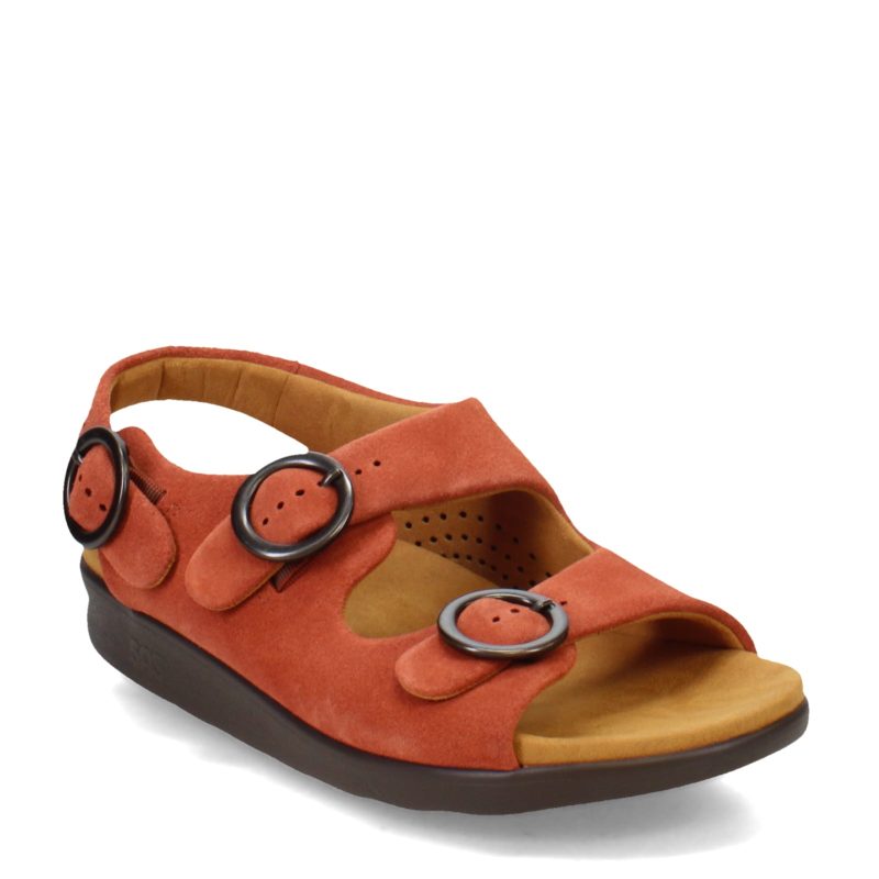 RELAXED RUST Womens Sas Relaxed Sandal Rust