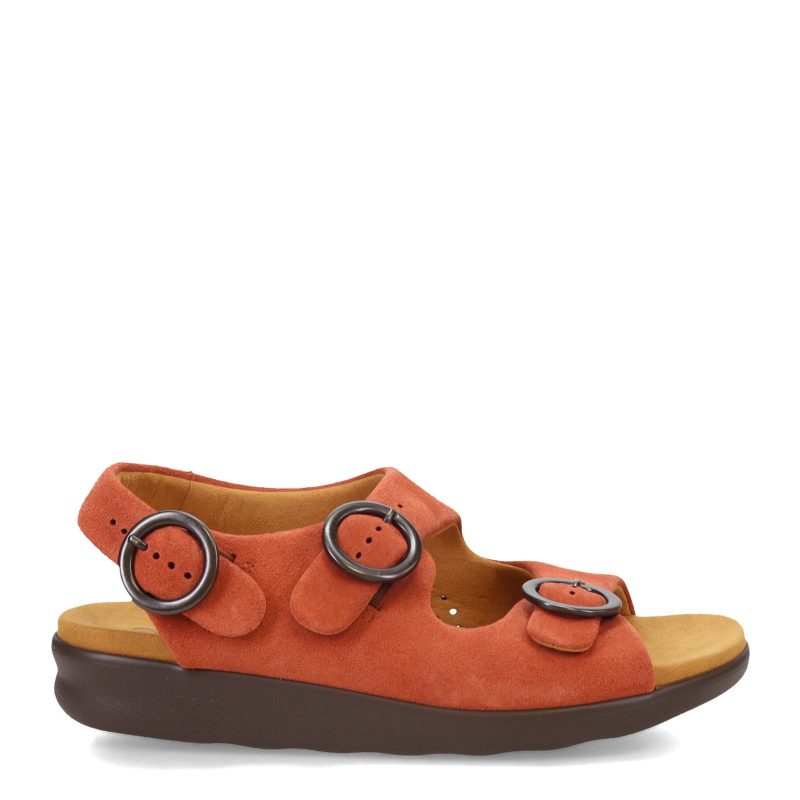 RELAXED RUST Womens Sas Relaxed Sandal Rust 1