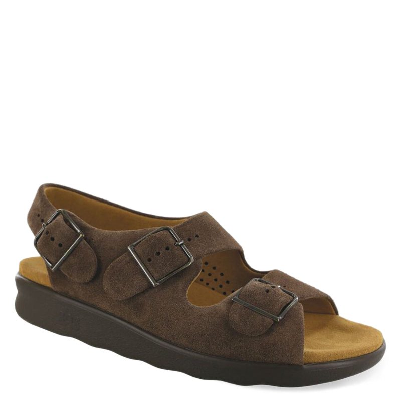 RELAXED TEDDY Womens Sas Relaxed Sandal Teddy Brown