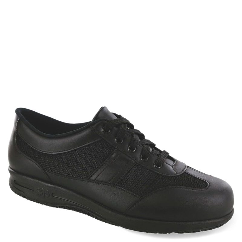 REVERIE BLK Womens Sas Reverie Non Slip Lace Up Shoe Black