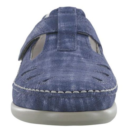 ROAMER BLUEJ Womens Sas Roamer Slip On Blue Plaid 2