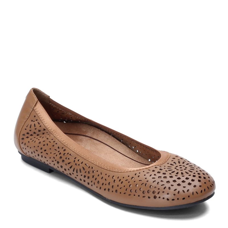 ROBYN TOFF Womens Vionic Robyn Flat Toffee 158ea093 494c 44c9 9673 bb748d0717ca