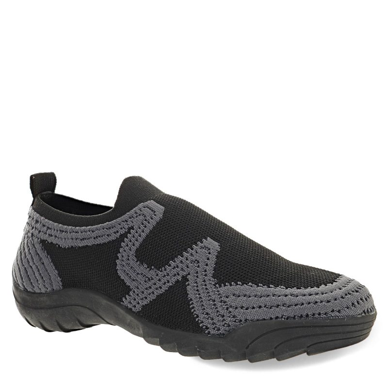 ROMI BK DKGY Womens Bernie Mev Romi Slip On Black Gray