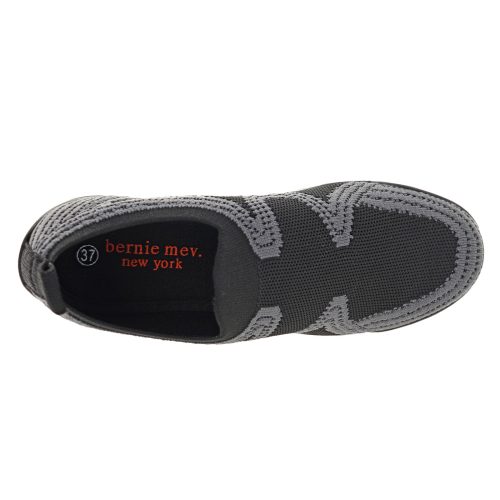 ROMI BK DKGY Womens Bernie Mev Romi Slip On Black Gray 4