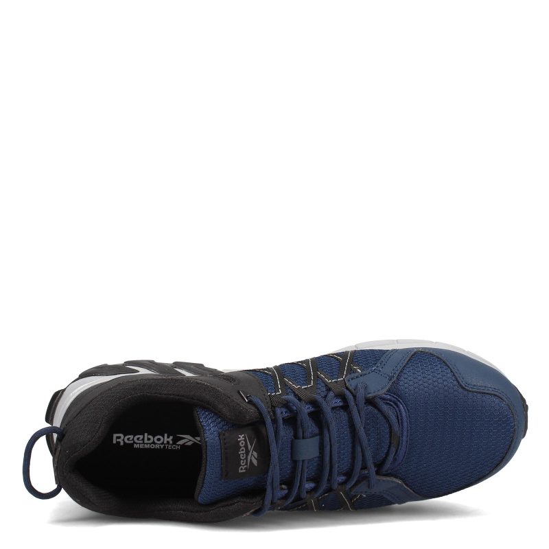 Rb3403 Mens Reebok Work Trail Grip Low Work Shoe Navy Black 5