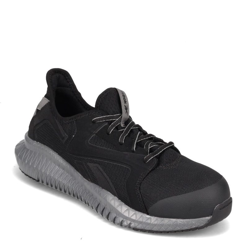 Rb4064 Mens Reebok Work Flexagon 30 Work Shoe Black Gray