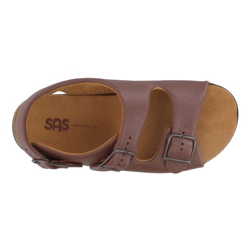 Relaxed Amber Womens Sas Relaxed Heel Strap Sandal Amber 5