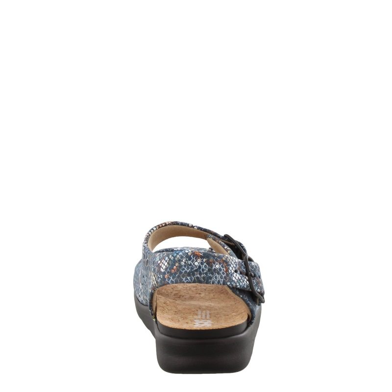 Relaxed Multinv Womens Sas Relaxed Sandal Navy Multi 4