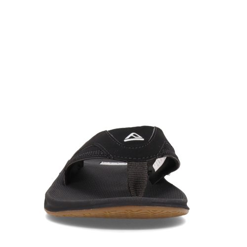 Rf 002026 Bls Mens Reef Fanning Flip Flop Black Silver 2