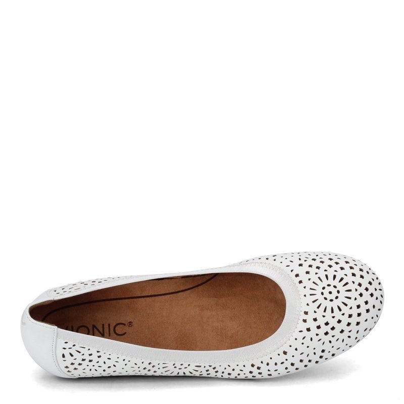 Robyn Wht Womens Vionic Robyn Flat White 5