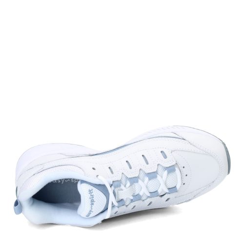 Romy Whmbl 130 Womens Easy Spirit Romy Walking Shoe White Lt Blue 5