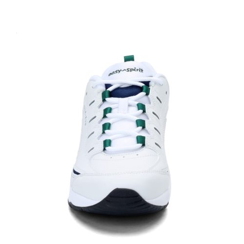 Romywhimu Womens Easy Spirit Romy Walking Shoe White Navy Green 2