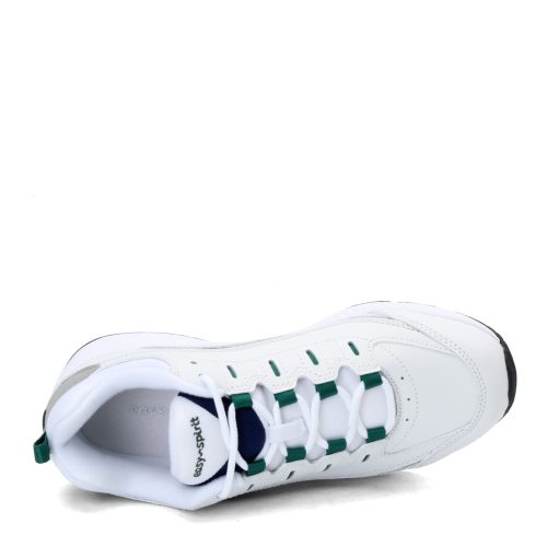 Romywhimu Womens Easy Spirit Romy Walking Shoe White Navy Green 5