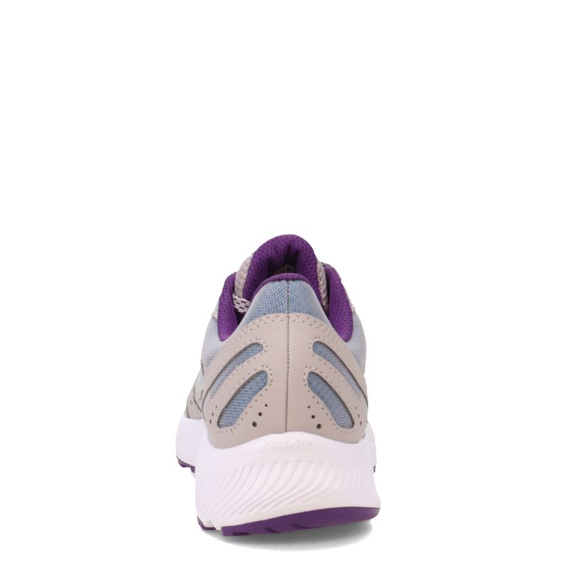 S10701 25 Womens Saucony Cohesion 15 Running Shoe Grey Purple 4