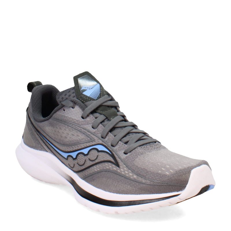 S10723 115 Womens Saucony Kinvara 13 Running Shoe Grey Blue 8dd57526 4852 489c a67b bd21b5384422