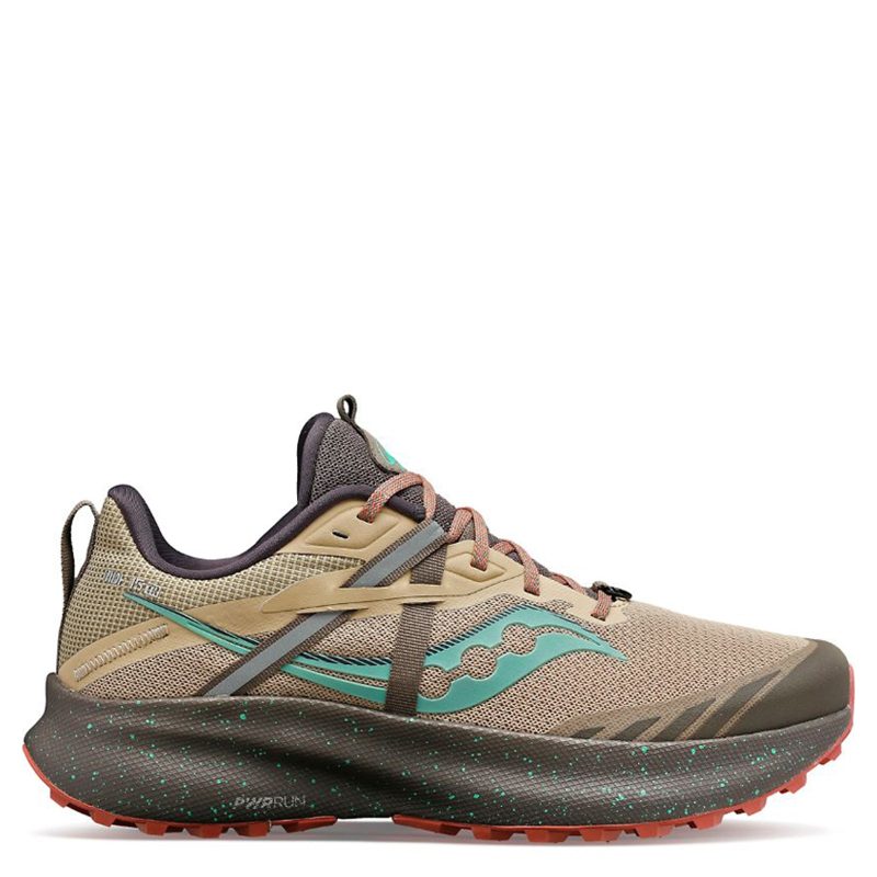 S10775 25 Womens Saucony Ride 15 Tr Trail Running Shoe Desert Tan 1 8a24cac9 d4fd 40ff 8866 a3b78b104552