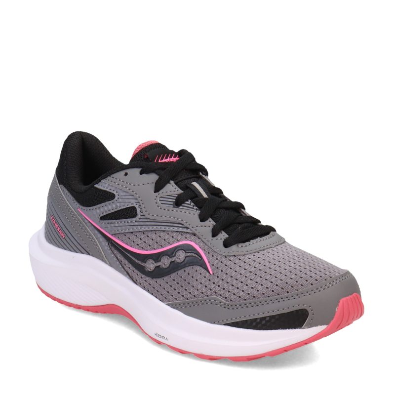 S10781 15 Womens Saucony Cohesion 16 Running Shoe Charcoal