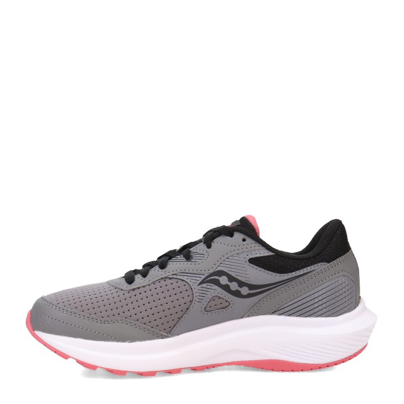 S10781 15 Womens Saucony Cohesion 16 Running Shoe Charcoal 3