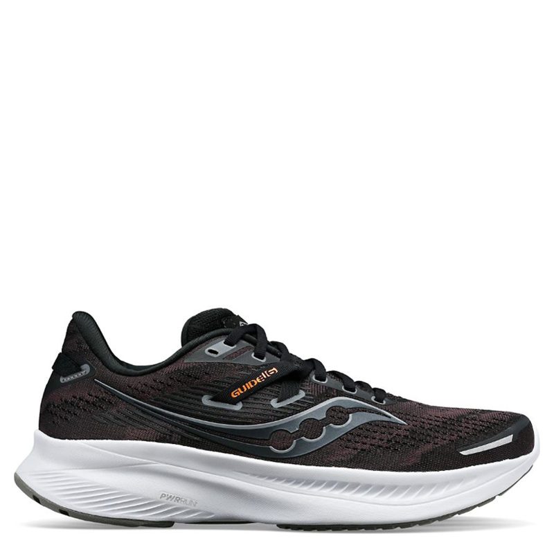 S20810 05 Mens Saucony Guide 16 Running Shoe Black 1 645a10ea 9b03 4b0b a4e3 94f6eb4ad38e