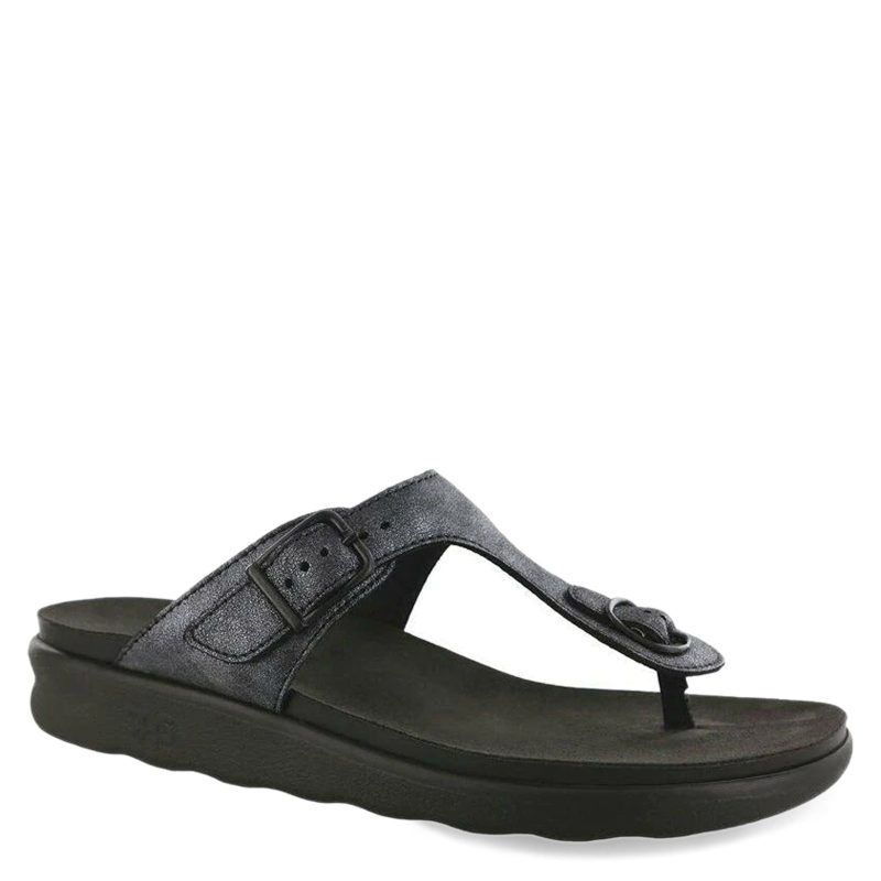 SANIBEL SMOKE Womens Sas Sanibel Thong Sandal Smoke