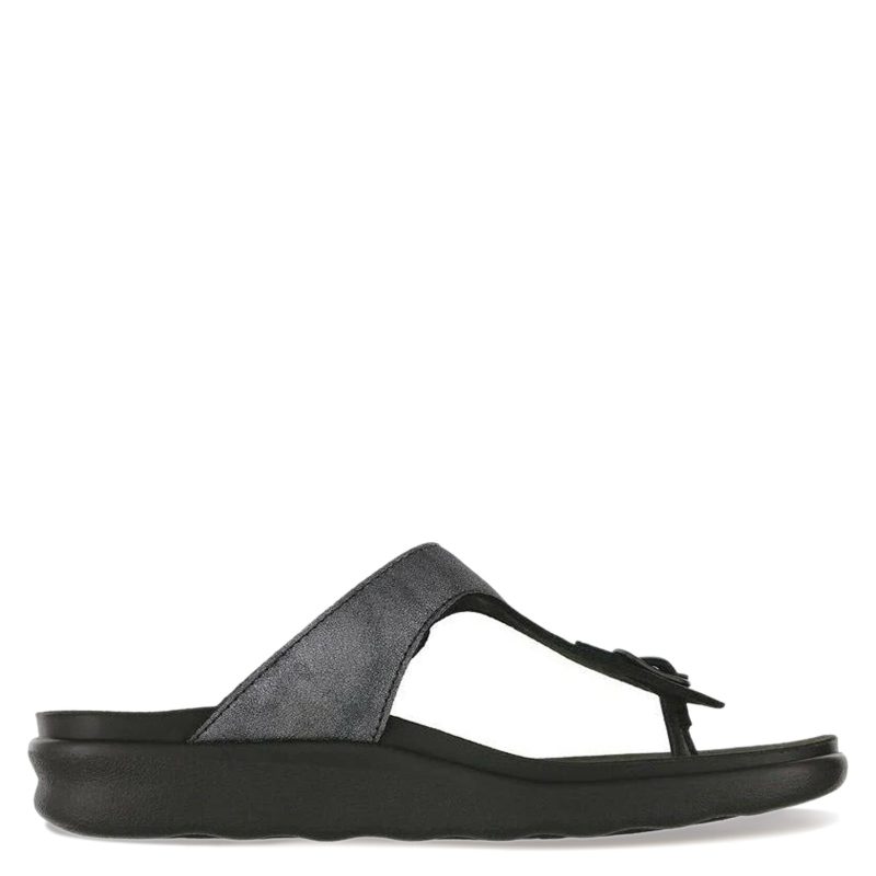 SANIBEL SMOKE Womens Sas Sanibel Thong Sandal Smoke 1