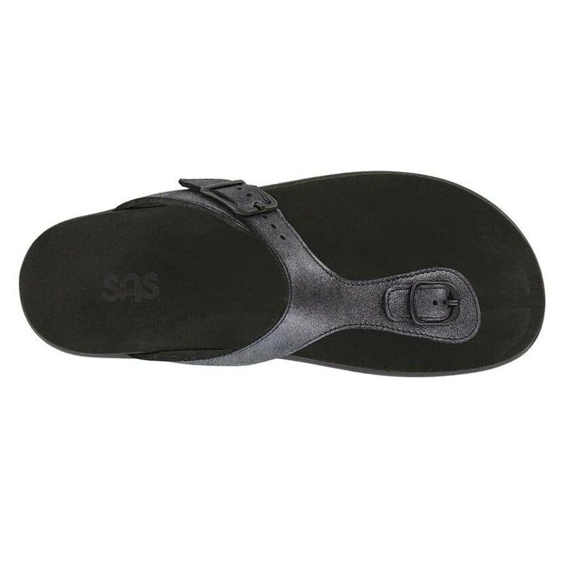 SANIBEL SMOKE Womens Sas Sanibel Thong Sandal Smoke 5