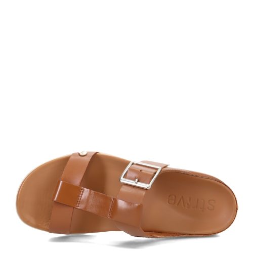 SANTORINI TAN Womens Strive Santorini Sandal Tan 5