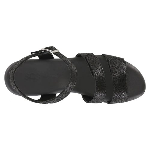 SAVANNA BLACK Womens Sas Savanna Sandal Black 5