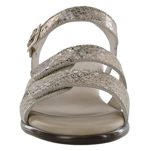 SAVANNA GOLD Womens Sas Savanna Sandal Gold Snake 2