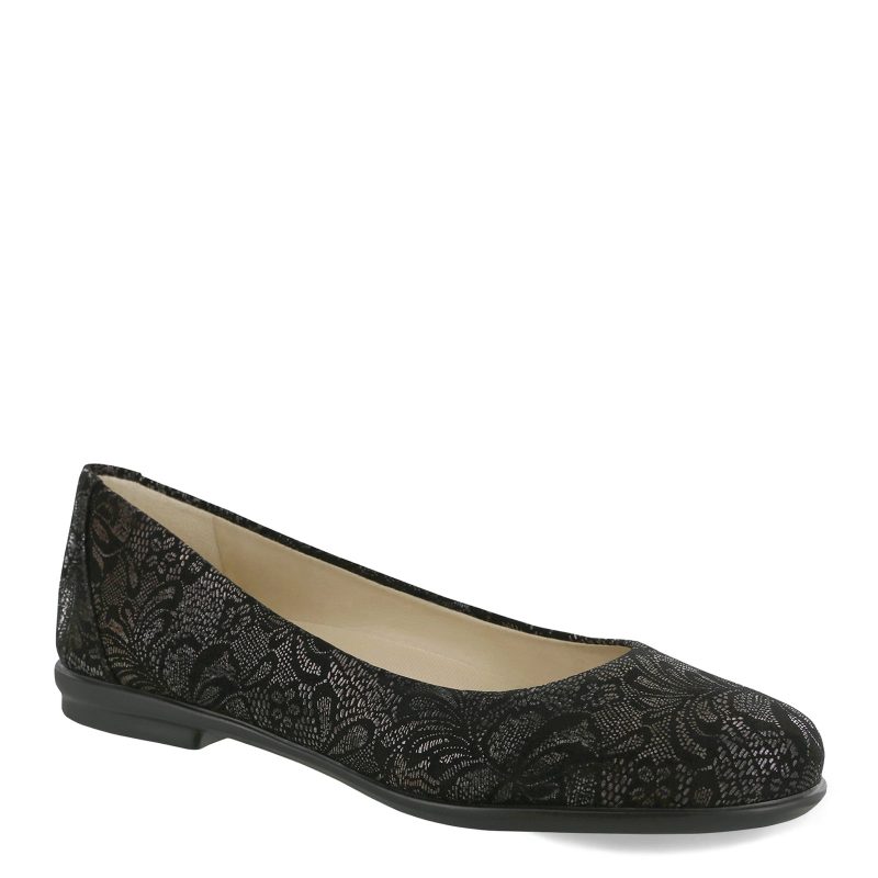 SCENIC BLK LACE Womens Sas Scenic Ballet Flat Black Lace 9ba5c1b0 3f88 40ac 87be 51a109a4dc84