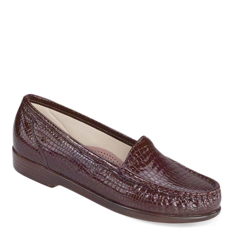 SIMPLIFY BRNCRC Womens Sas Simplify Loafer Brown Croc