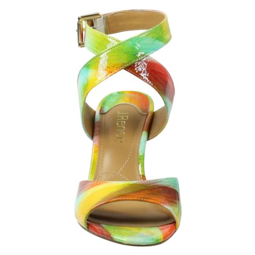 SONCIN PABRM Womens J Renee Soncino Sandal Bright Multi Patent 2