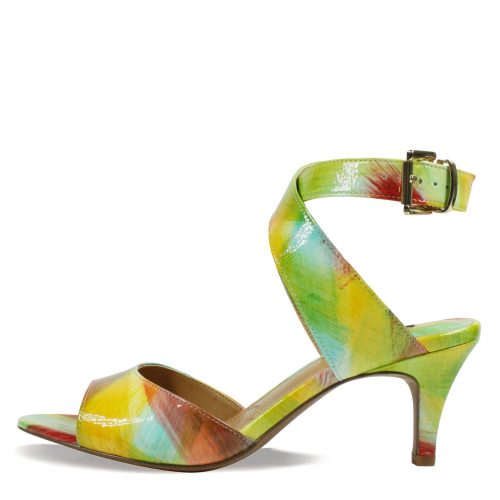 SONCIN PABRM Womens J Renee Soncino Sandal Bright Multi Patent 3