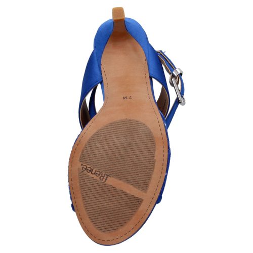 SONCIN SABLU Womens J Renee Soncino Sandal Blue Fabric 6