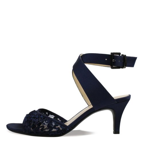 SONCIN SANVY Womens J Renee Soncino Sandal Navy Lace 3