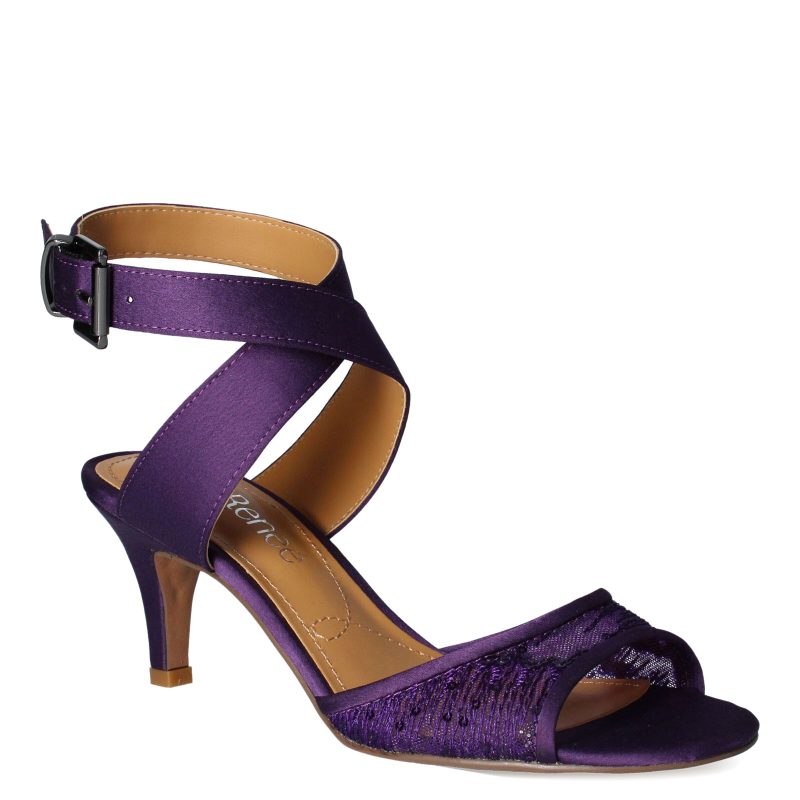 SONCIN SAPUR Womens J Renee Soncino Sandal Purple Fabric