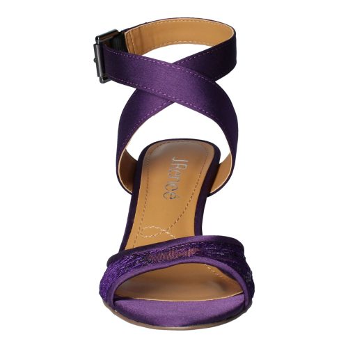 SONCIN SAPUR Womens J Renee Soncino Sandal Purple Fabric 2