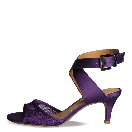 SONCIN SAPUR Womens J Renee Soncino Sandal Purple Fabric 3