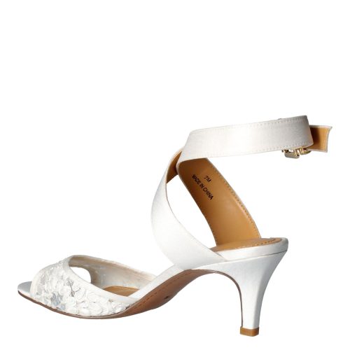 SONCIN SAWHT Womens J Renee Soncino Sandal White Lace 4