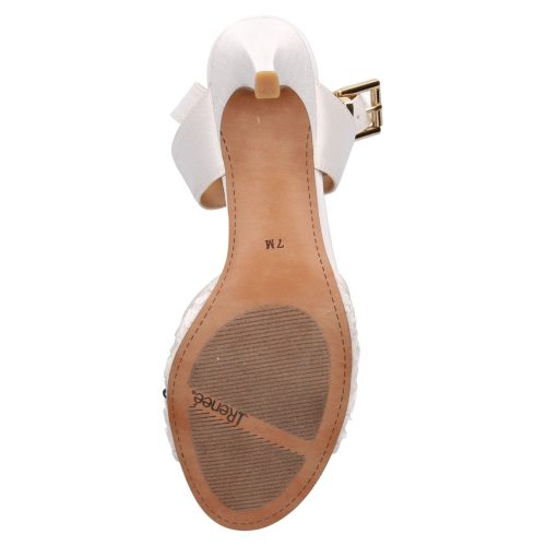 SONCIN SAWHT Womens J Renee Soncino Sandal White Lace 6