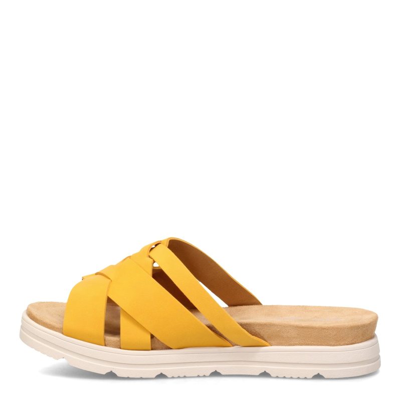 STAR3 YEL01 Womens Easy Spirit Star 3 Sandal Yellow 3