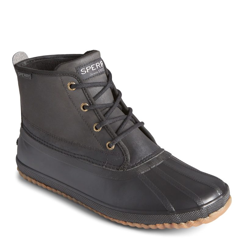 STS23644 Mens Sperry Breakwater Duck Boot Black