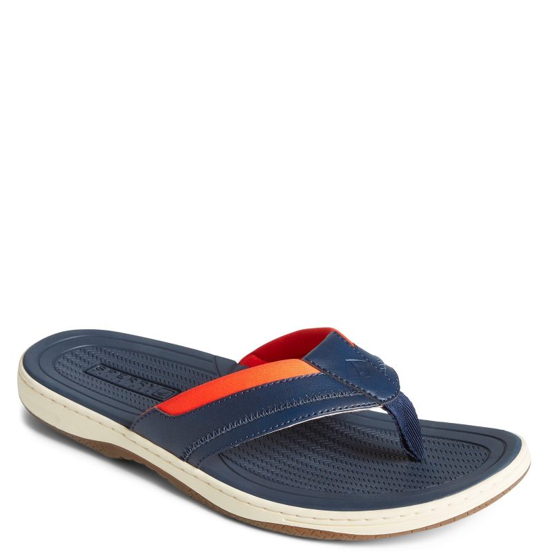 STS24078 Mens Sperry Havasu Sport Sandal Navy Orange 3f398bb6 868d 49c1 85b8 d7436dcb5046